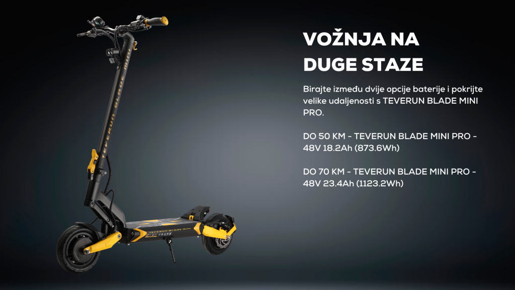 Teverun BLADE mini PRO električni romobil